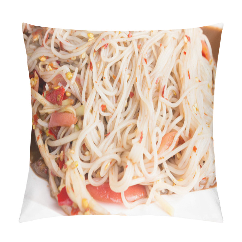 Personality  Thai Papaya Salad Or Som Tum (traditional Thai Food) Pillow Covers