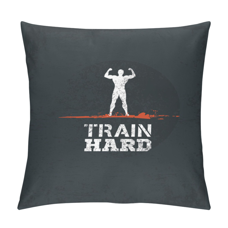 Personality  Workout And Fitness Motivation Concept Pillow Covers