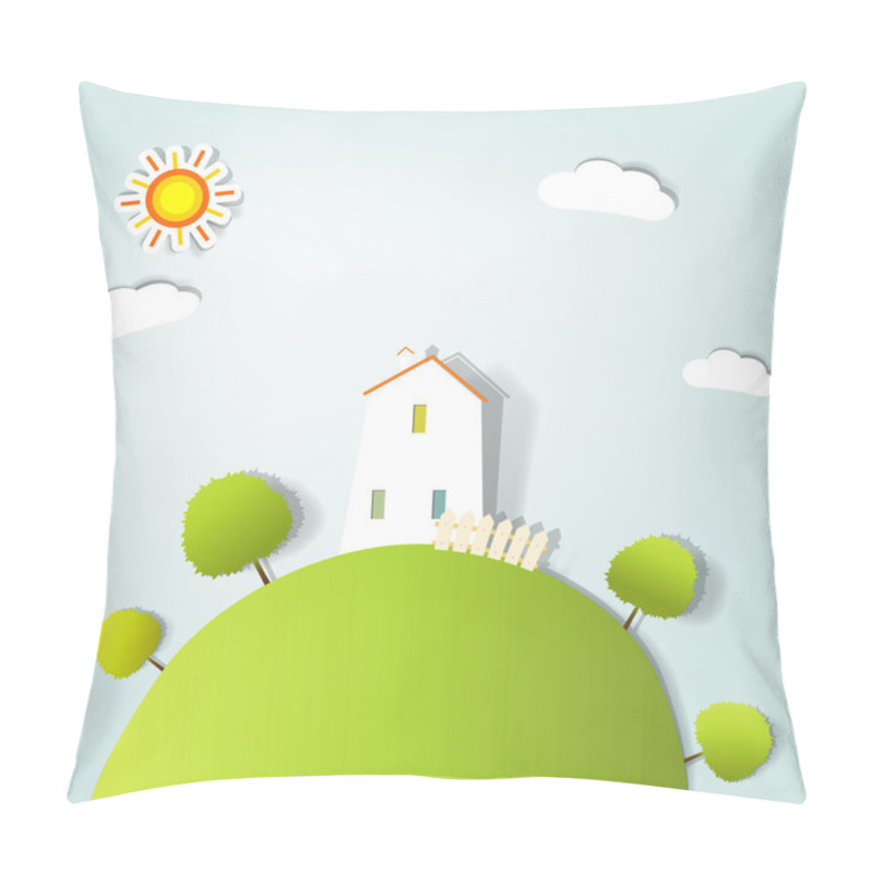 Personality  Rural Landscape Pillow Covers