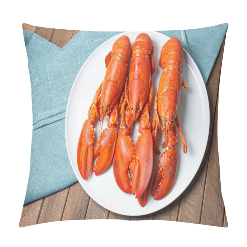 Personality  Cooked Red Lobsters Pillow Covers