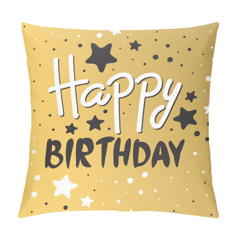 Personality  Set Of Beautiful Birthday Invitation Cards Decorated Pillow Covers