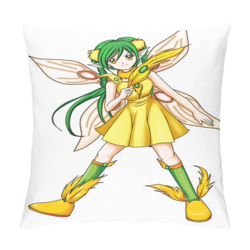 Personality  Yellow Pixie Pillow Covers