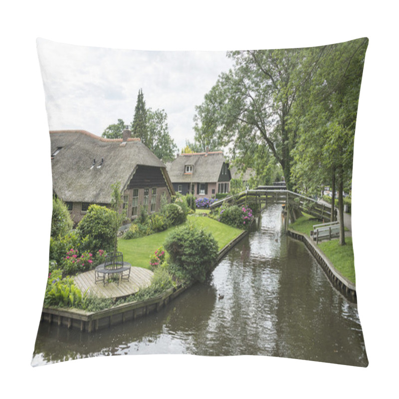 Personality  Dutch Venice Of The North Called Giethoorn Pillow Covers