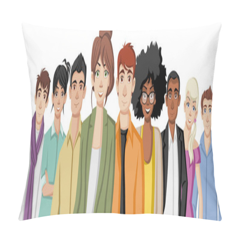 Personality  Cartoon Business People Pillow Covers