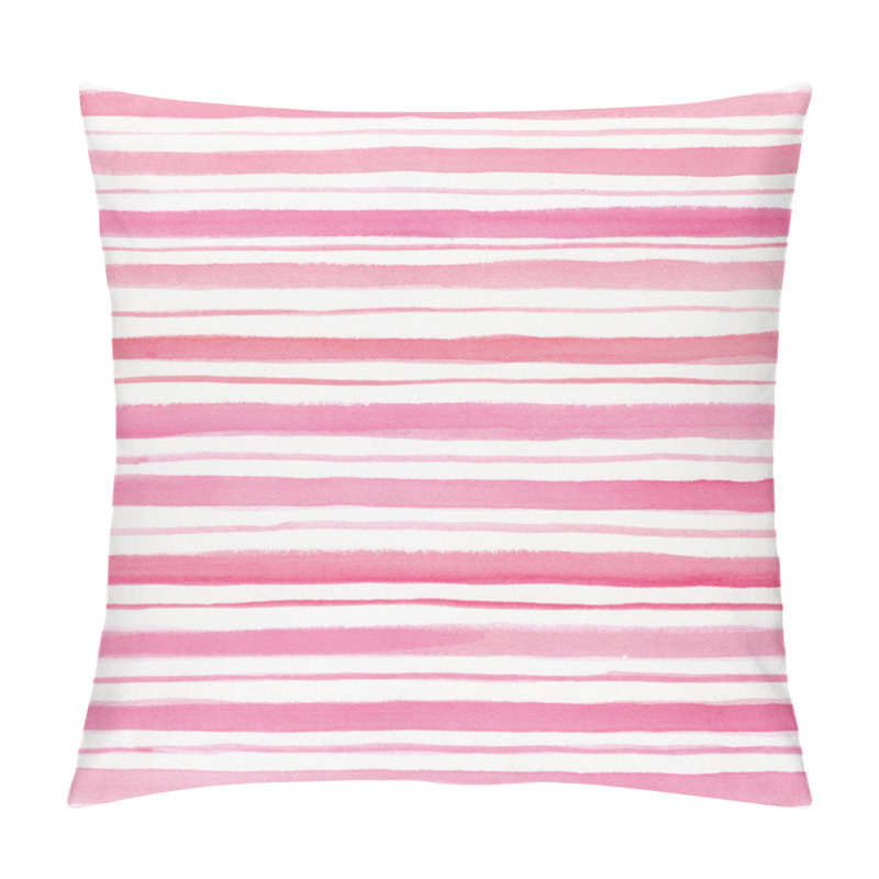 Personality  Background With Pink Stripes Pillow Covers