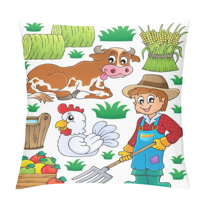 Personality  Farmer Theme Set 1 Pillow Covers