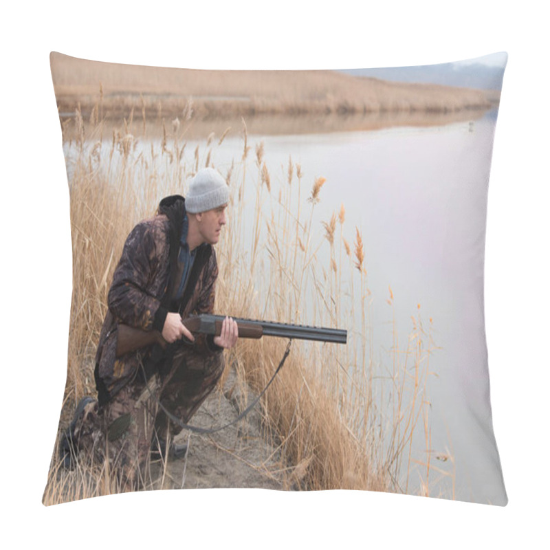 Personality  Autumn Hunting For Ducks 3 Pillow Covers