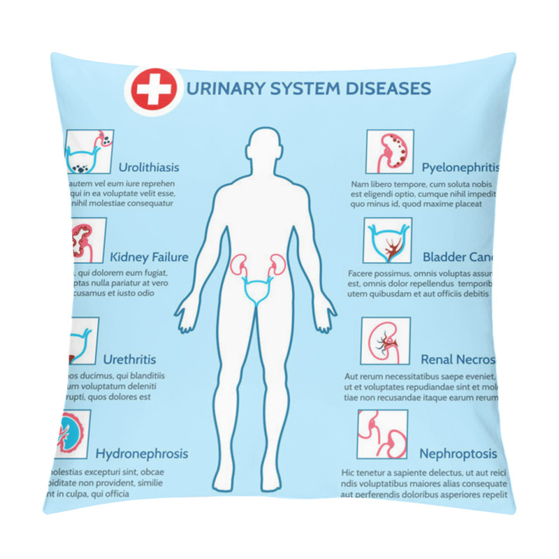 Personality  Urinary System Diseases Pillow Covers