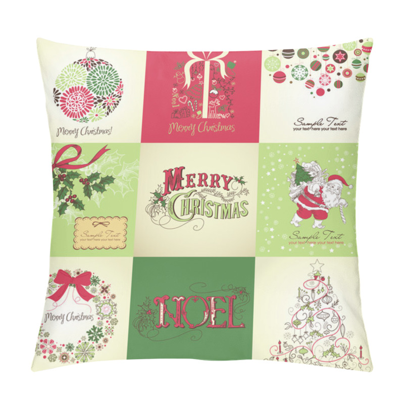 Personality  Christmas Cards Pillow Covers