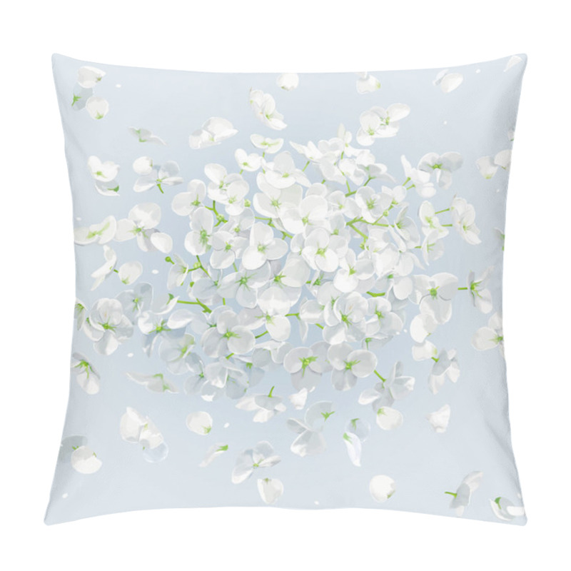 Personality  Flying Flowers Vector Drawing Pillow Covers