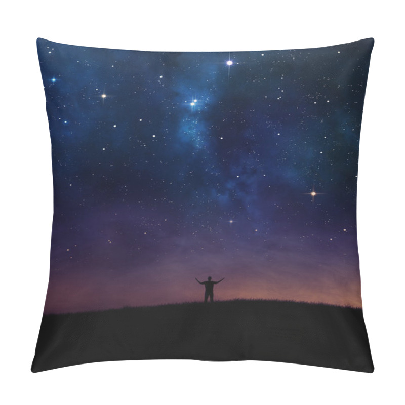 Personality  Night Sky Praise Pillow Covers