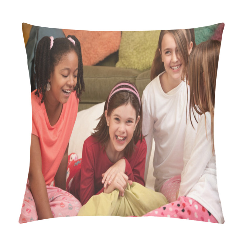 Personality  Four Little Girls Pillow Covers