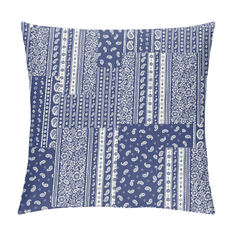 Personality  The Chintz Pattern Is Made Into A Seamless Patchwork, Pillow Covers