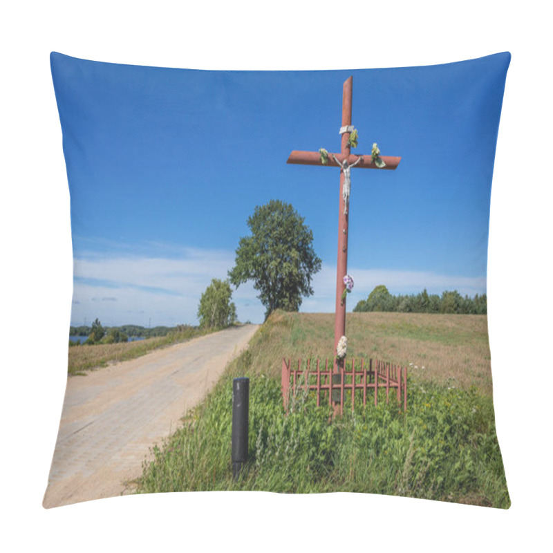 Personality  Wayside Cross In Poland Pillow Covers