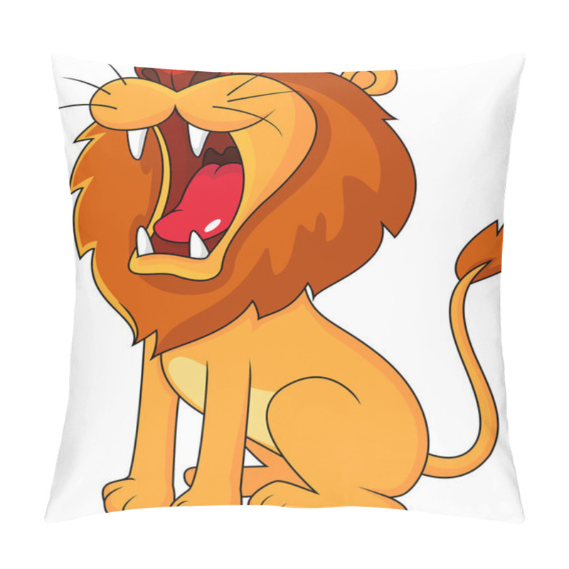 Personality  Lion Roaring Pillow Covers