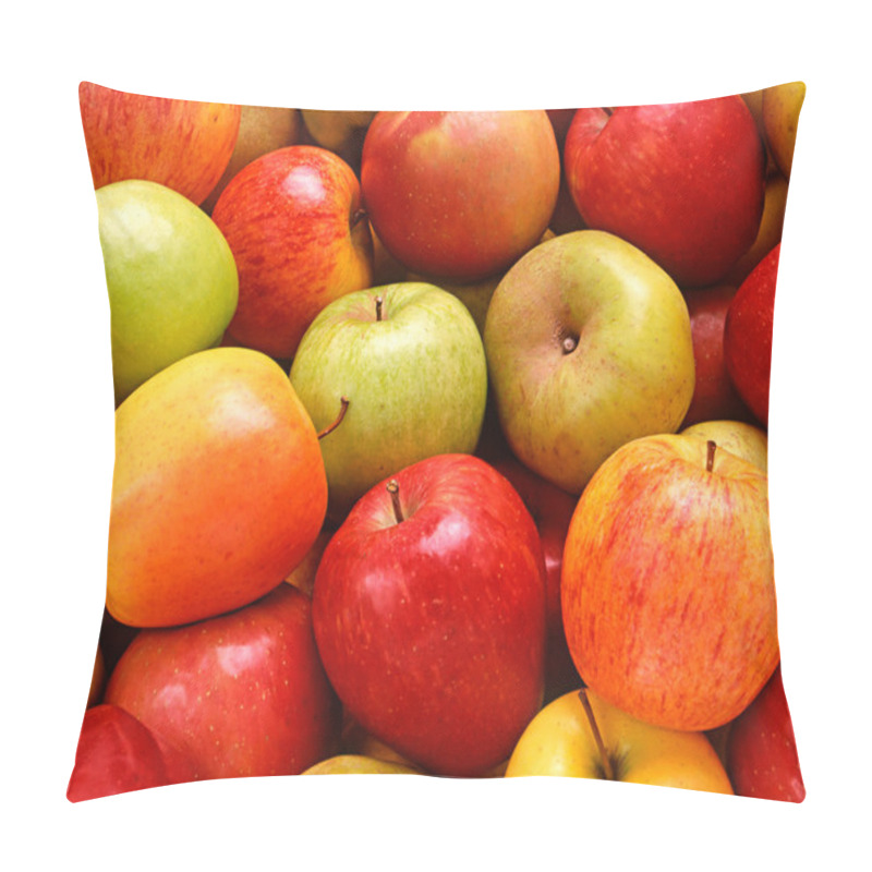 Personality  Fresh Red And Golden Apples Pillow Covers