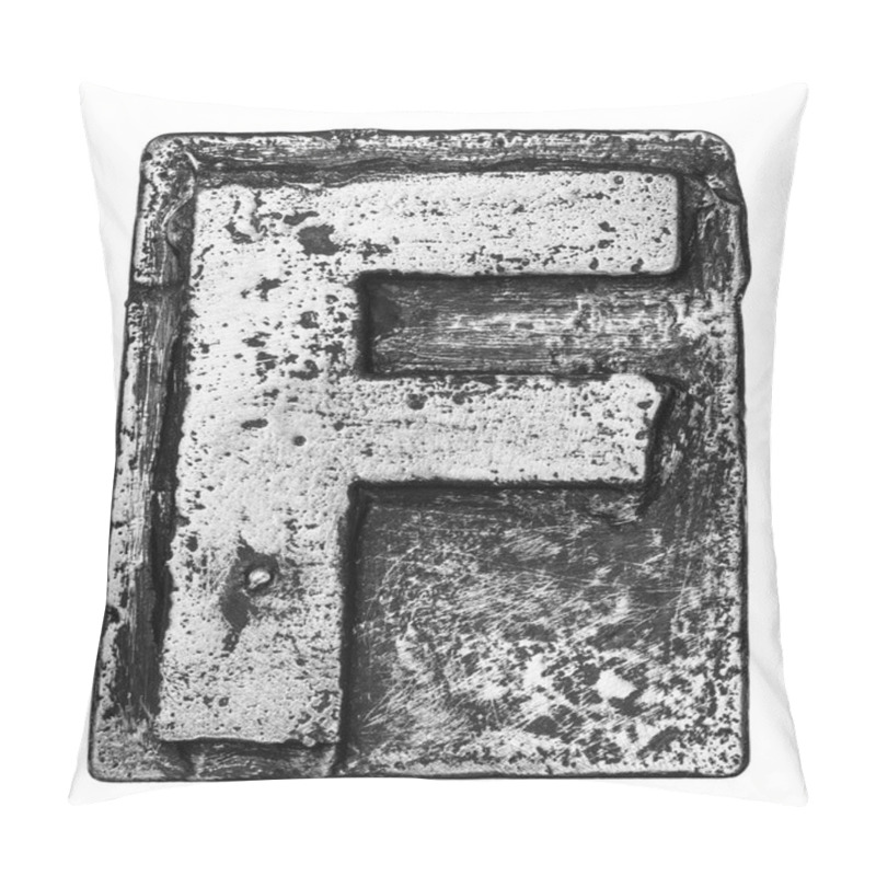 Personality  Metal Letter Pillow Covers