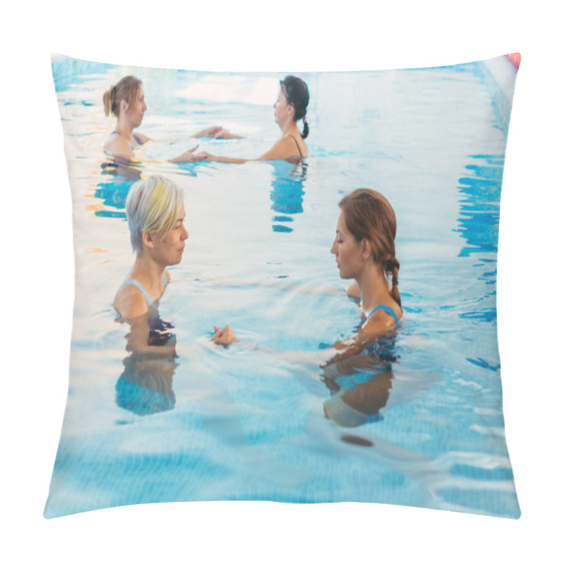 Personality  Watsu. The Direction Of Alternative Medicine, The Form Of Therap Pillow Covers