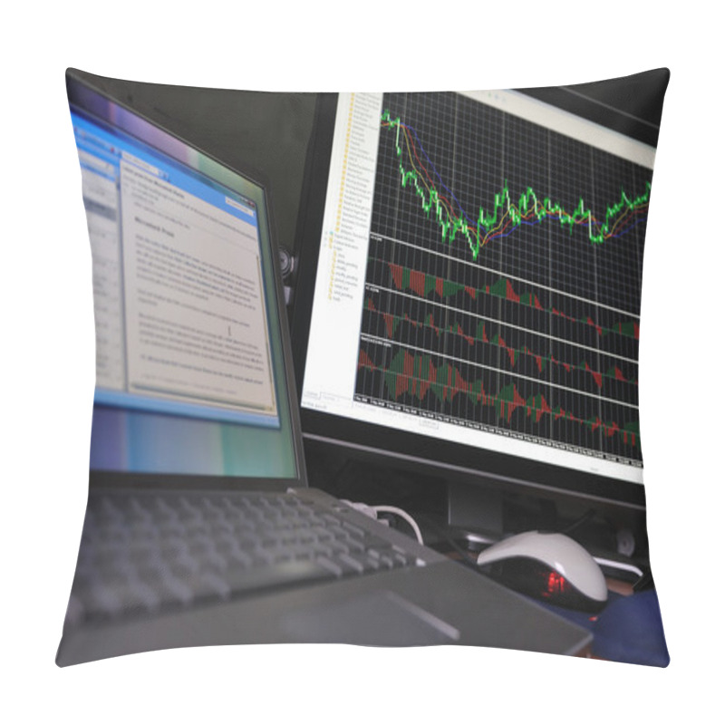 Personality  Stock Graph Pillow Covers