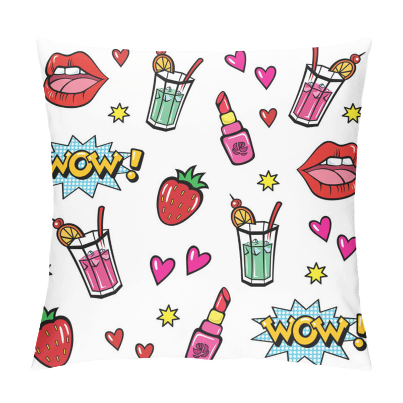 Personality  Pop Art Style Stickers Pillow Covers