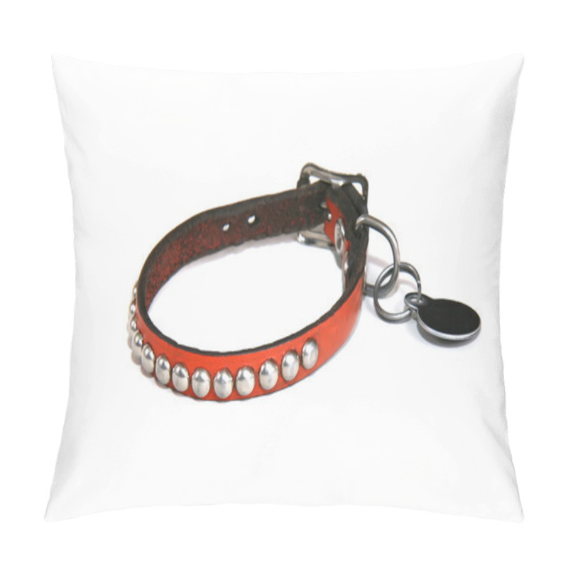 Personality  Red Dog Collar Pillow Covers