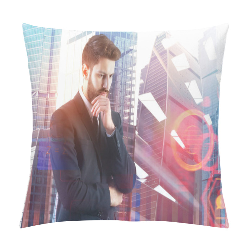 Personality  Employment And Success Concept Pillow Covers