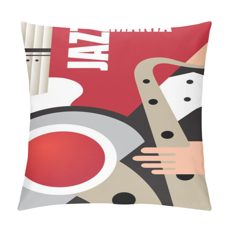 Personality  Jazz Background Pillow Covers