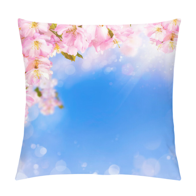 Personality  Cherry Blossoms Background Pillow Covers