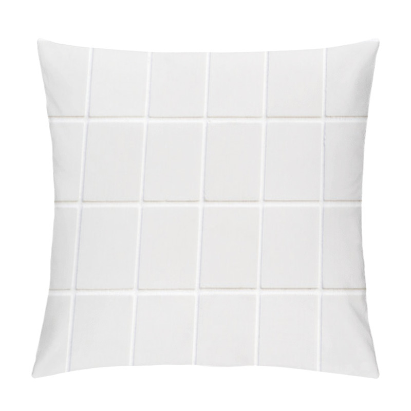 Personality  White Ceramic Tile With 24 Squares In Rectangular Form Pillow Covers