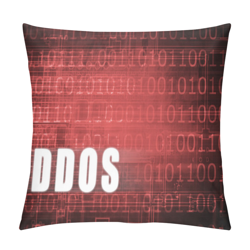 Personality  DDOS Warning  Background Pillow Covers