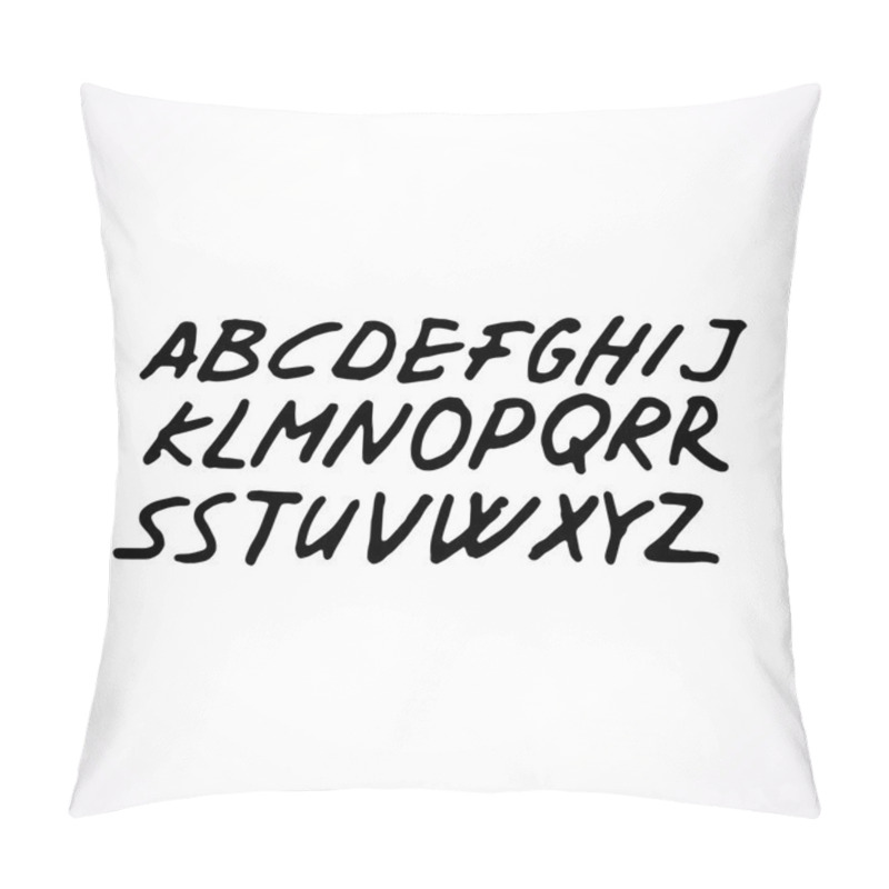 Personality  Hand Drawn Grunge Font Pillow Covers