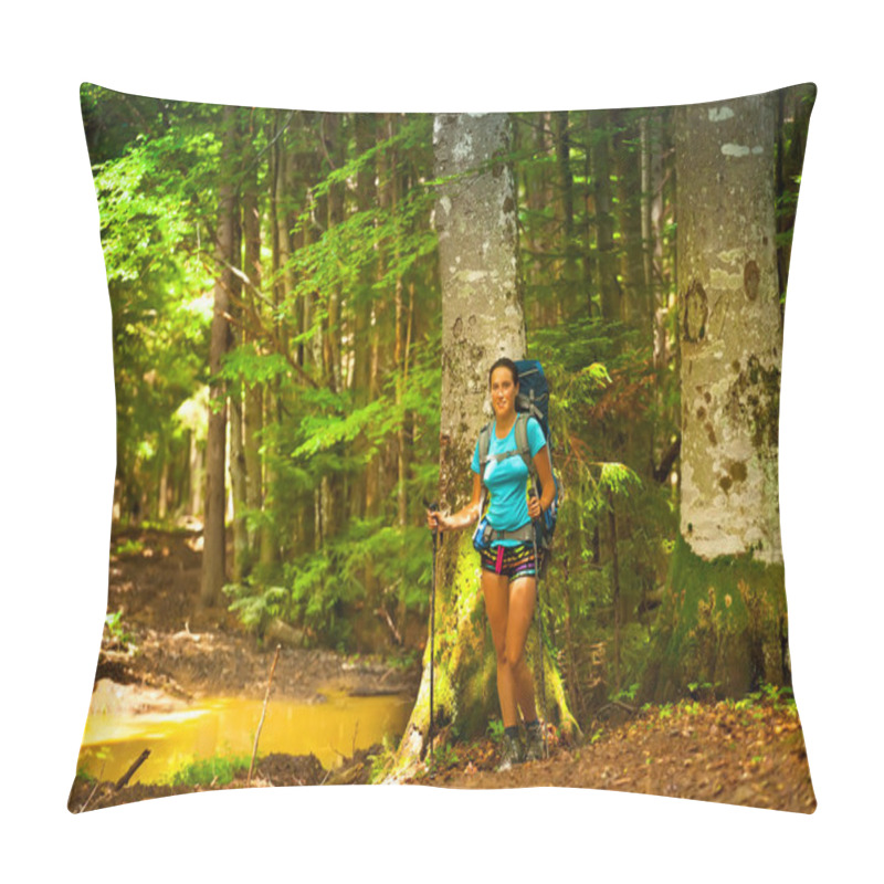 Personality  Hiker Girl Pillow Covers