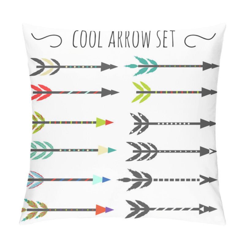 Personality  Hipster Set With Arrows Pillow Covers