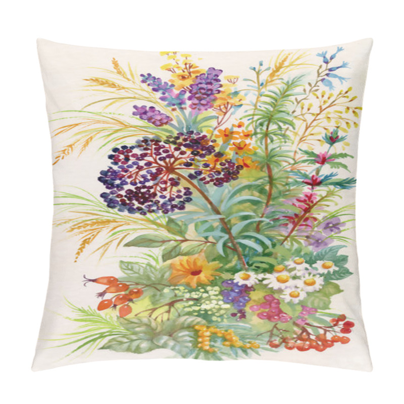 Personality  A Bouquet Of Wildflowers Pillow Covers