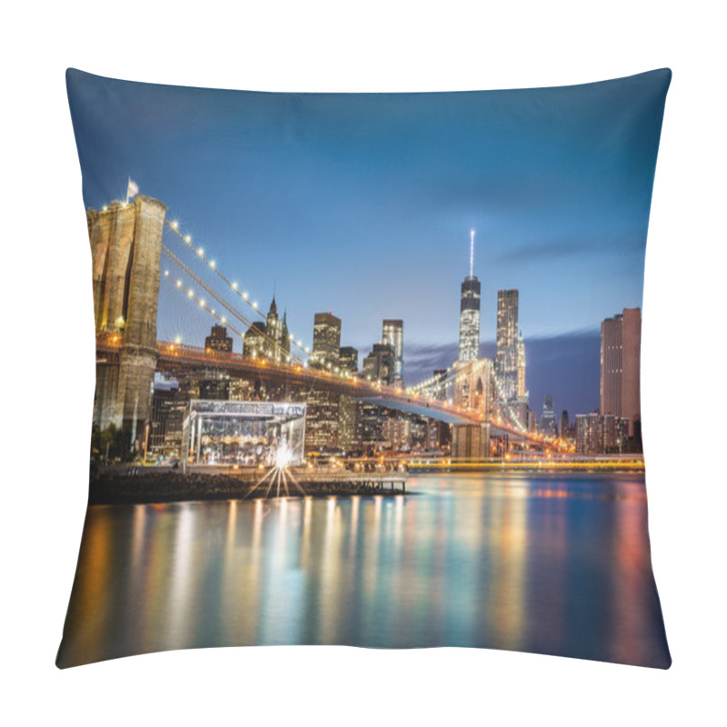 Personality  Lower Manhattan Skyline Pillow Covers