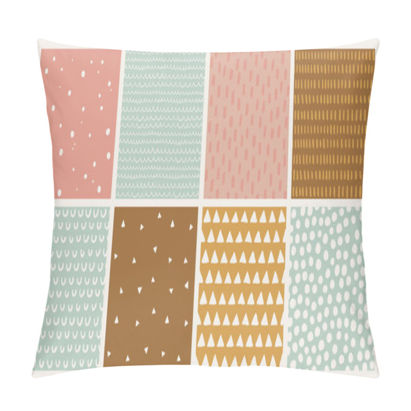 Personality  Scandinavian Style Abstract Background, Vector Illustration Pillow Covers