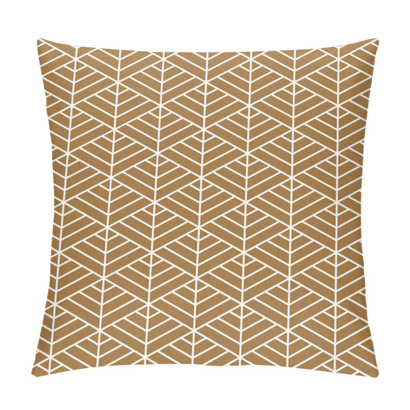 Personality  Seamless Geometric Pattern Based On Japanese Ornament Kumiko Pillow Covers