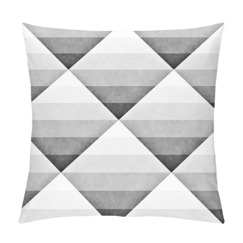 Personality  Seamless Gradient Rhombus Grid Pattern. Abstract Geometric Background Design Pillow Covers