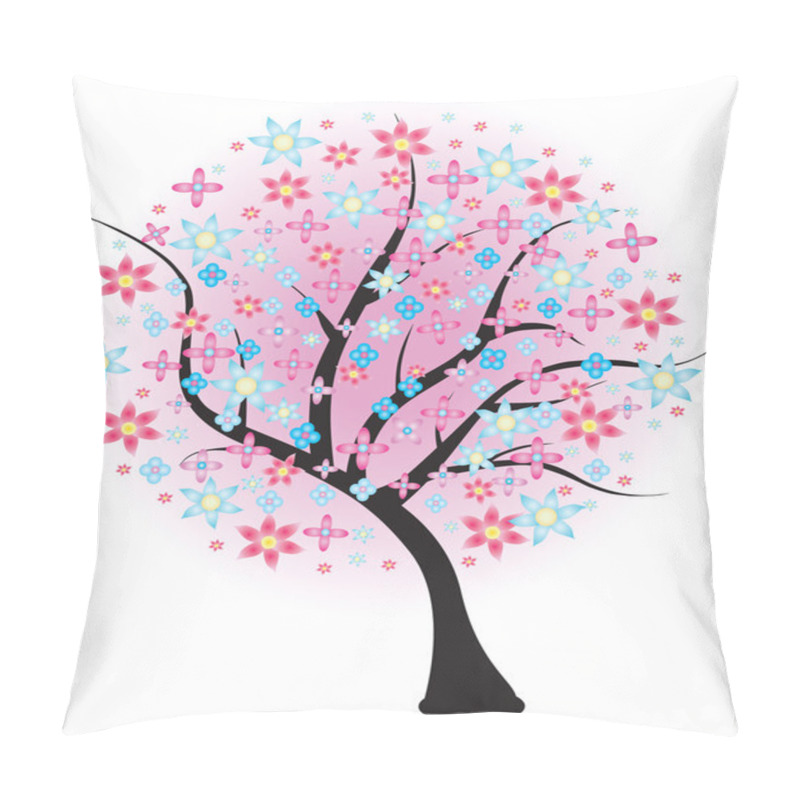 Personality  Blossoming Spring Tree Pillow Covers