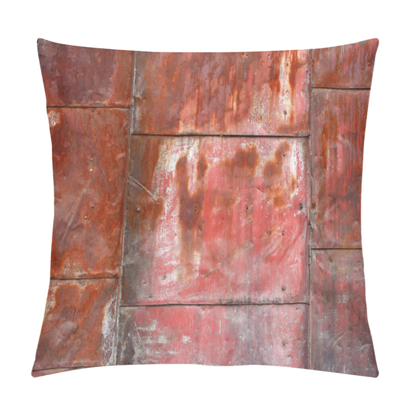 Personality  Metal Rusty Surface Background Pillow Covers