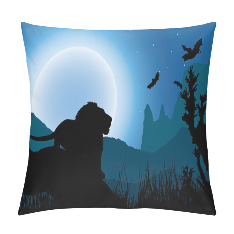 Personality  African Night Background Pillow Covers