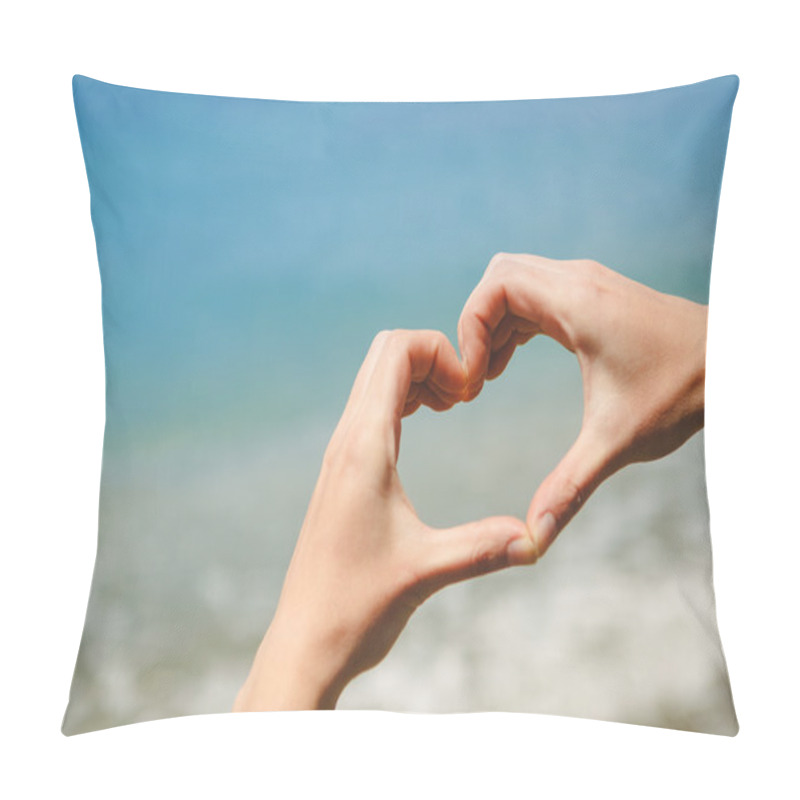 Personality  Heart Shaped Sign Pillow Covers