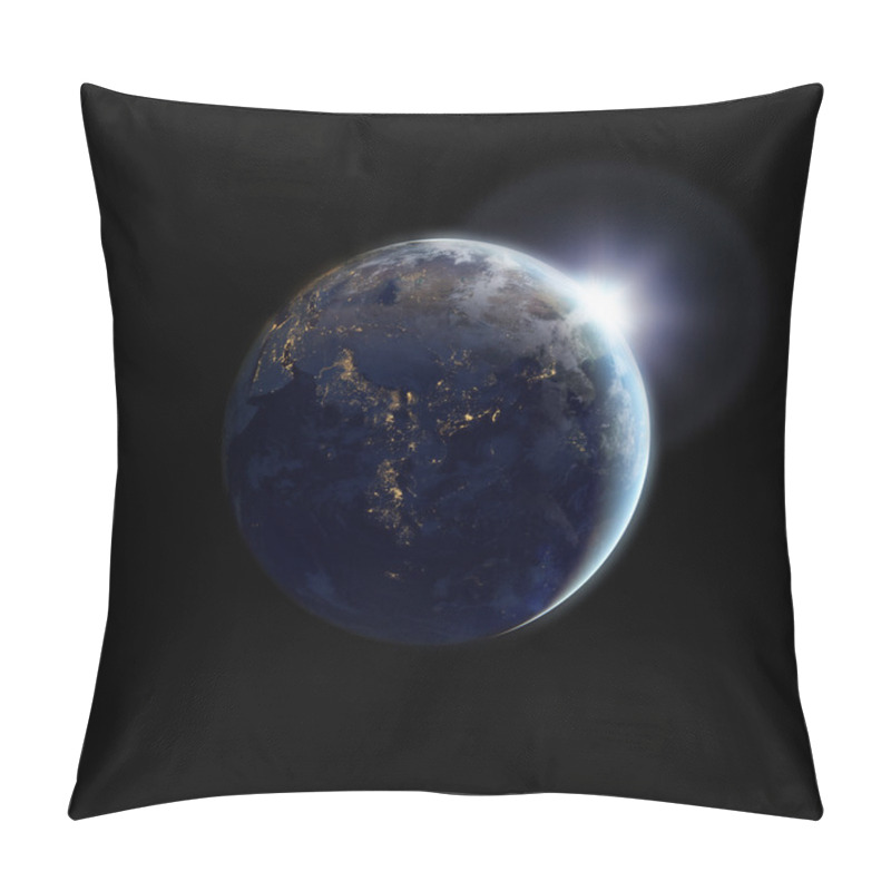 Personality  Earth As Seen From Outer Space Pillow Covers