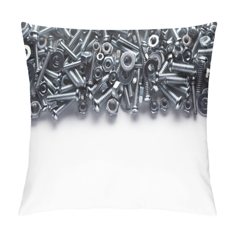 Personality  Nuts And Bolts Background Pillow Covers