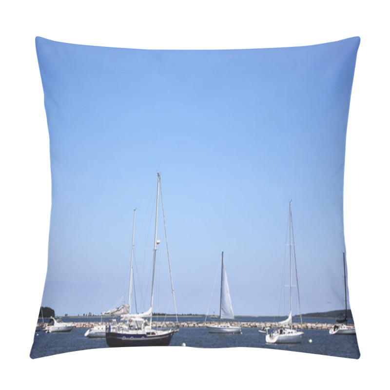 Personality  The Port At Sag Harbor Pillow Covers