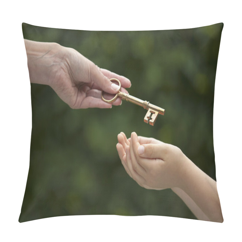 Personality  Adult Hands Key To Child Pillow Covers