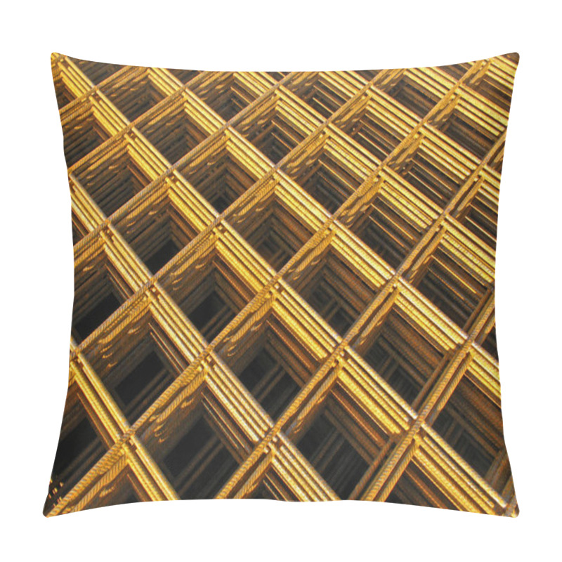 Personality  Golden Pattern Of Metal Bars Pillow Covers