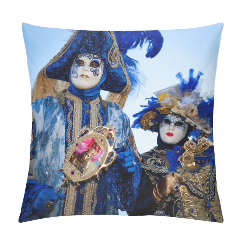 Personality  Venetian Carnival Mask, Venice, Italy Pillow Covers