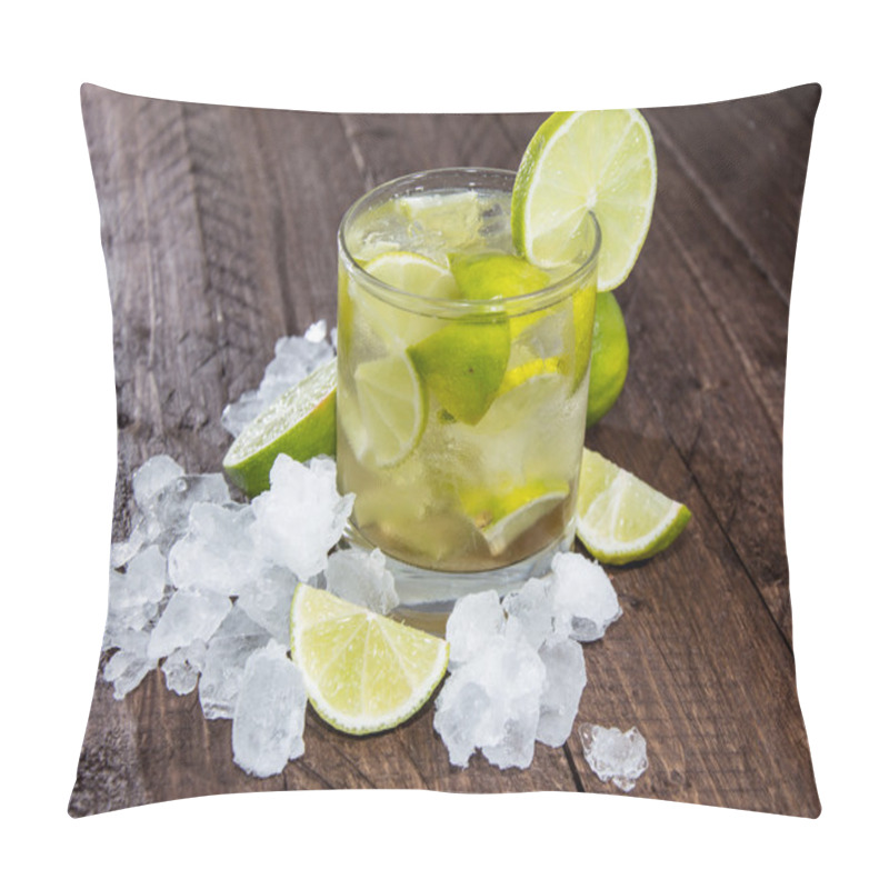 Personality  Glass Of Caipirinha With Crushed Ice Pillow Covers