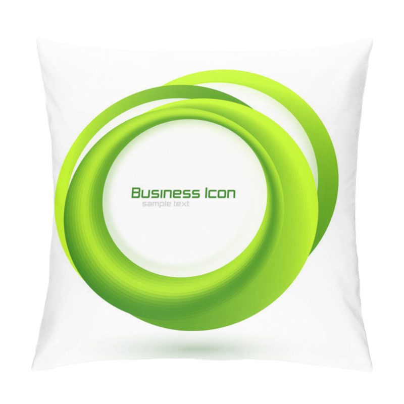 Personality  Green Eco Business Emblem Pillow Covers